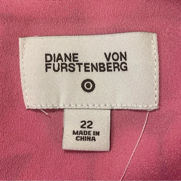 DIANE VON FURSTENBERG for TARGET NWOT 90s Shift Modern Geo Mini Dress in Pink - Picture 6 of 7